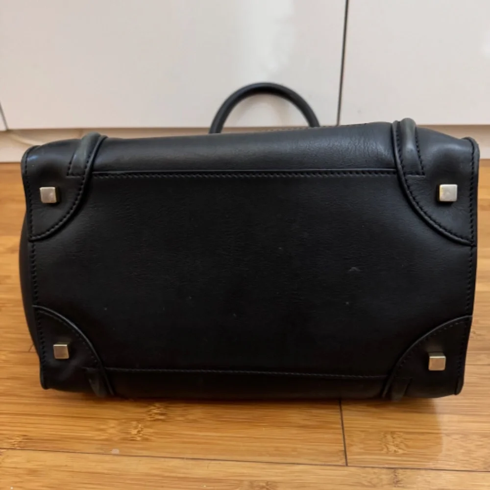 CELINE Smooth Calfskin Mini Luggage Black - Picture 7 of 7